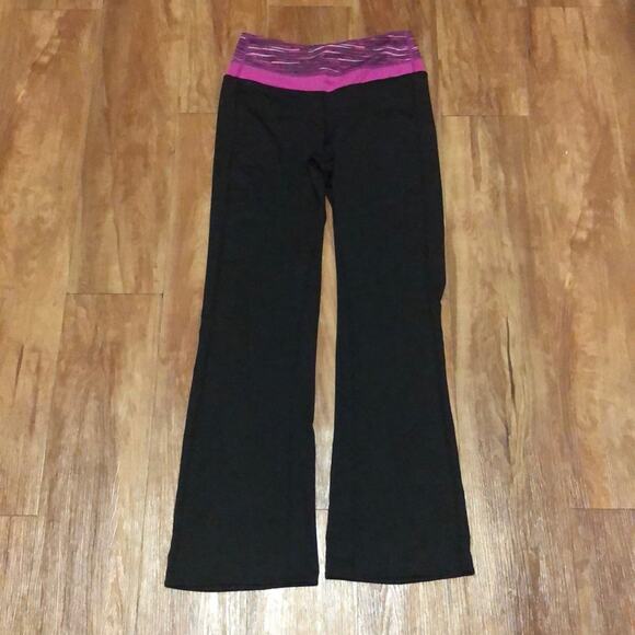 Inner Spirit Black and Purple Workout Pants Size XS - Picture 1 of 4